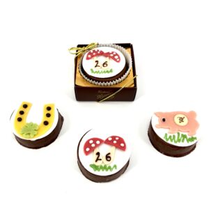 Zauner Törtchen mit verschiedenen Silvester-Motiven