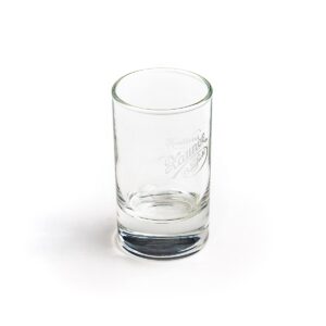 water glass with Zauner logo