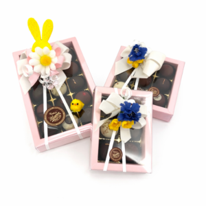 Trüffelpackung Ostern, rosa