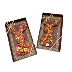 Chocolate Easter Bunny Organic Fairtrade sprinkled