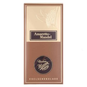 Chocolate-Amaretto-Almond Delicate milk chocolate with exquisite Amaretto-Almond filling