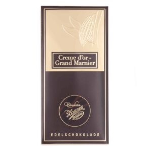 Chocolate-Creme d'or-Grand Marnier delicate dark chocolate with the finest Creme d'or-Grand Marnier filling