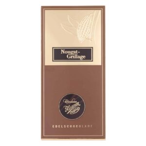 Chocolate-Nougat-Grillage delicate milk chocolate with exquisite nougat-grillage filling