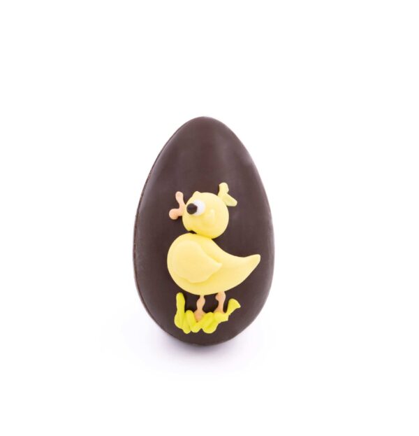 Chocolate egg, Zauner paste, with decoration