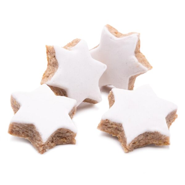 Cinnamon stars with lots of almonds and marzipan