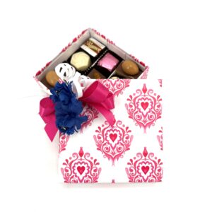 Valentinstagsbonboniere quadratisch