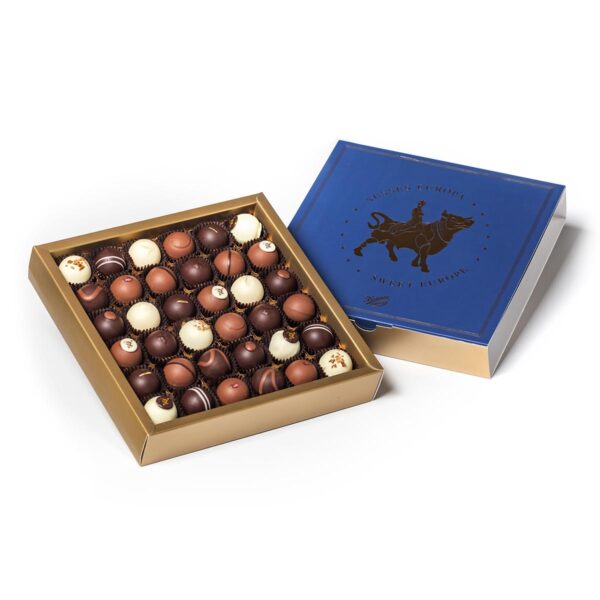 Zauner truffle box, "Europe 2024", various truffles, traditionally handcrafted