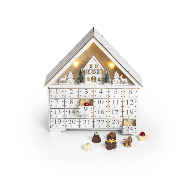 Adventkalender Romantik beleuchtet Produktbild