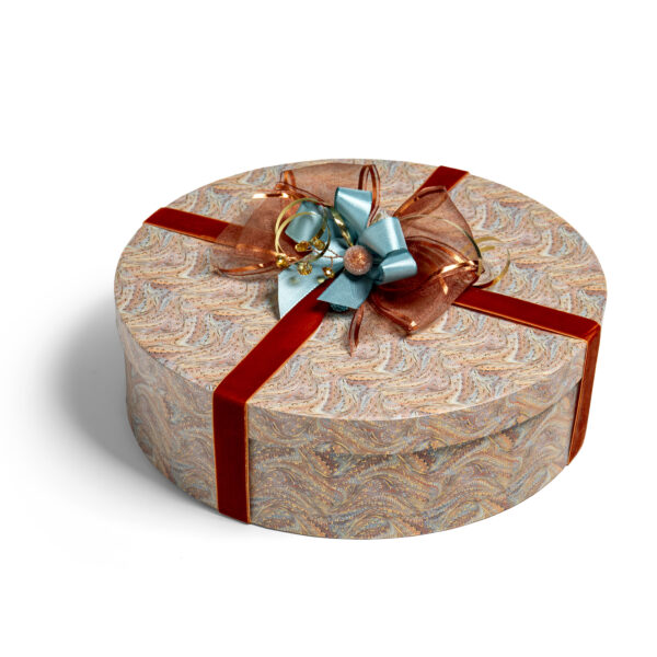 Geschenkkarton rund exklusiv – Bild 3