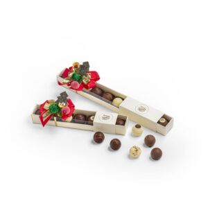 Weihnachtliche Trüffelstange "Creme"