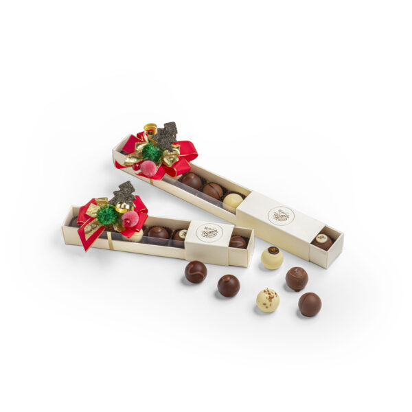 Weihnachtliche Trüffelstange "Creme"