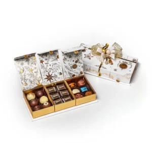 3-fach Confiserie "Schneegold"