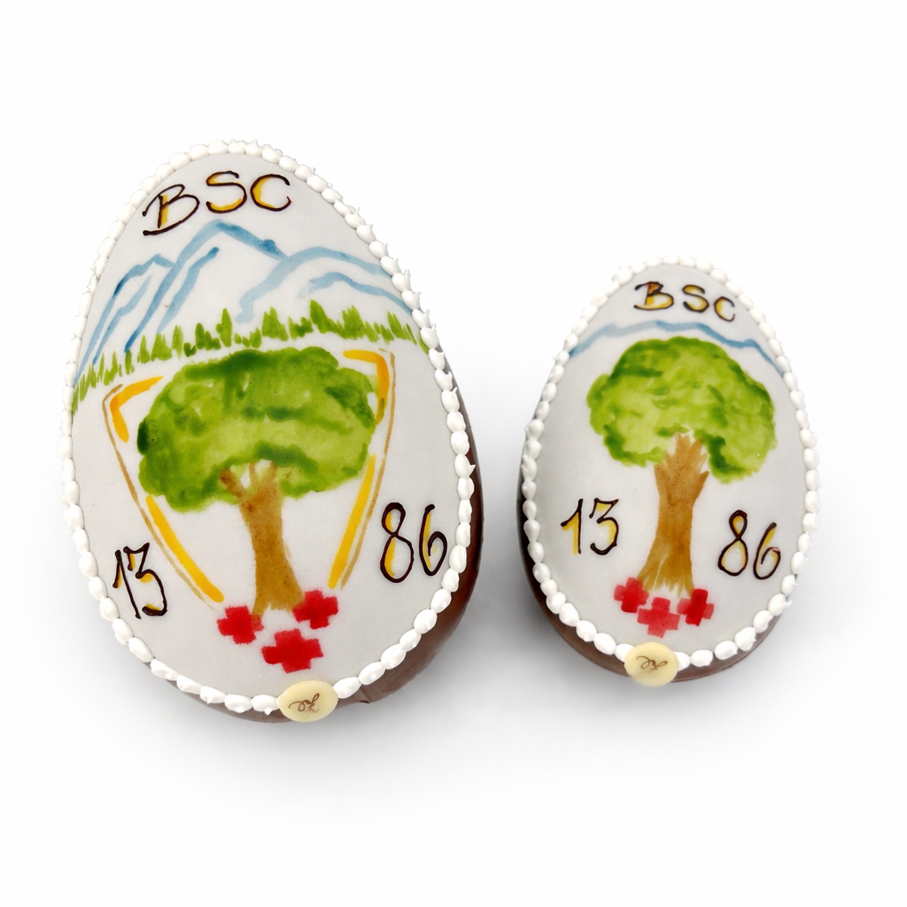 Schokoladeei Bruderschaft St. Christoph