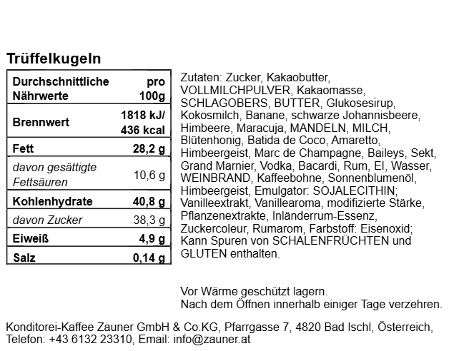 Trüffelkugeln