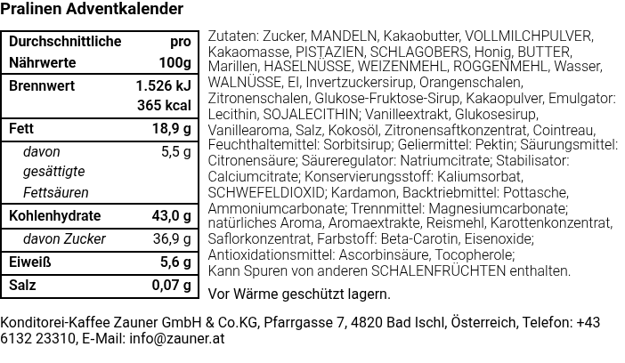 Adventní kalendář