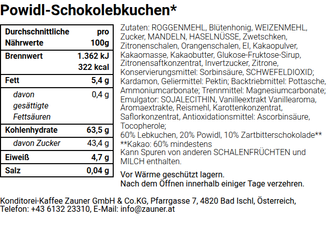 Powidl-Lebkuchen 